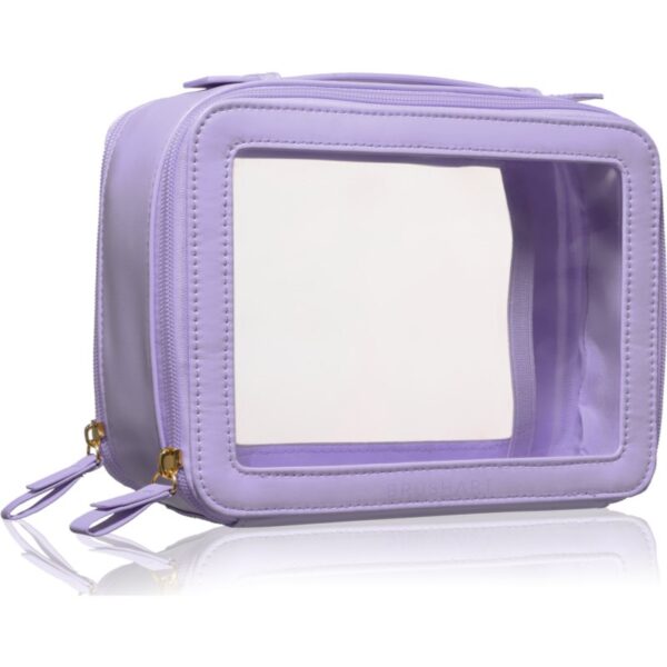 BrushArt Accessories Transparent make-up case servietă pentru cosmetice Lilac 1 buc-Țena