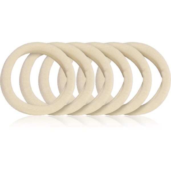BrushArt Hair Band Elastice pentru par Beige 6 buc-Țena