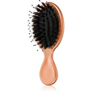 BrushArt Hair Boar bristle paddle hairbrush perie de par cu peri de mistret Travel 1 buc-Țena