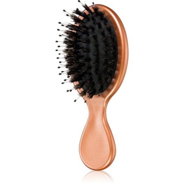 BrushArt Hair Boar bristle paddle hairbrush perie de par cu peri de mistret Travel 1 buc-Țena