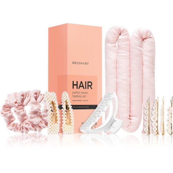 BrushArt Hair Heatless hair curling set set pentru ondularea părului-Țena