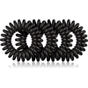BrushArt Hair Rings Elastice pentru par Black 4 buc-ro