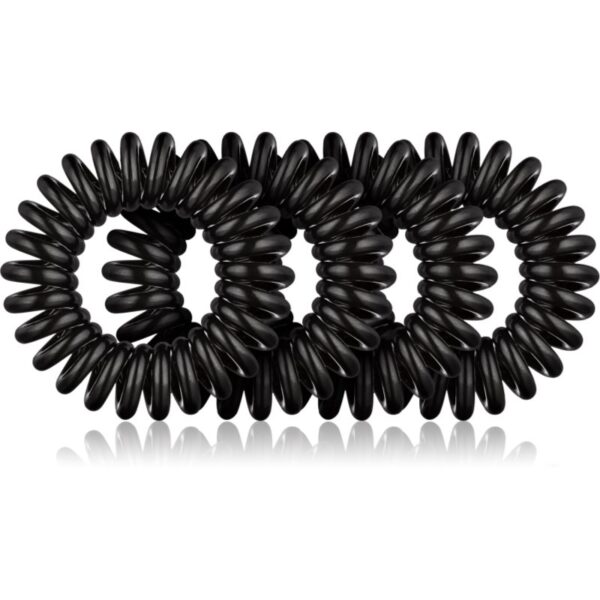 BrushArt Hair Rings Elastice pentru par Black 4 buc-ro
