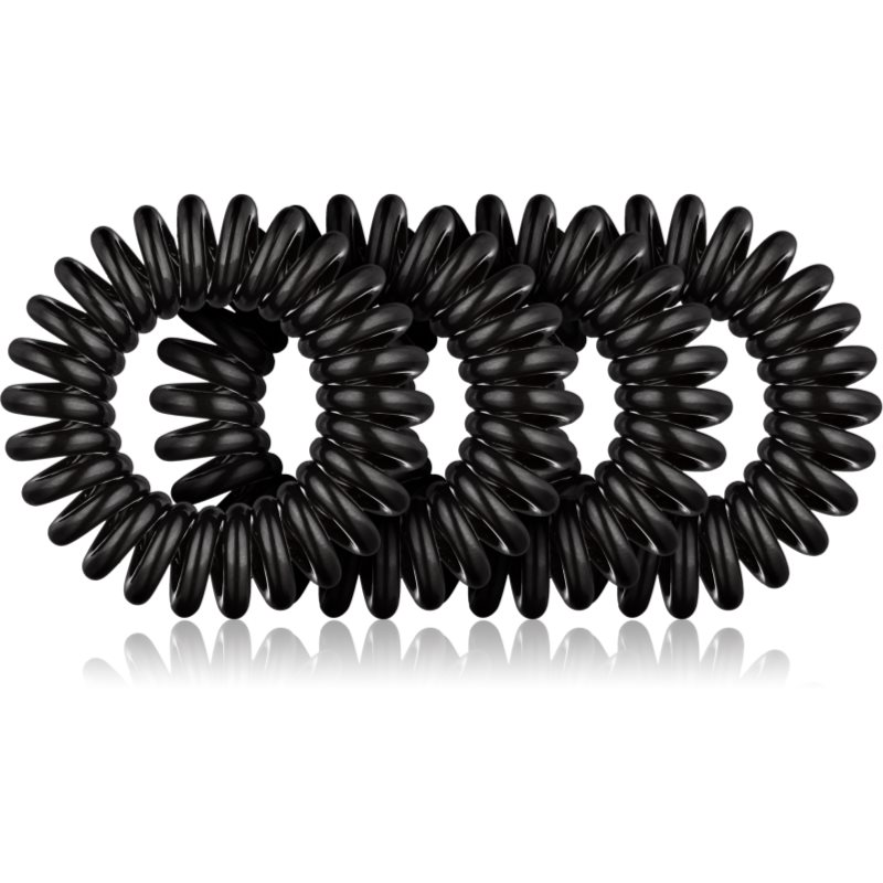BrushArt Hair Rings Elastice pentru par Black 4 buc-ro