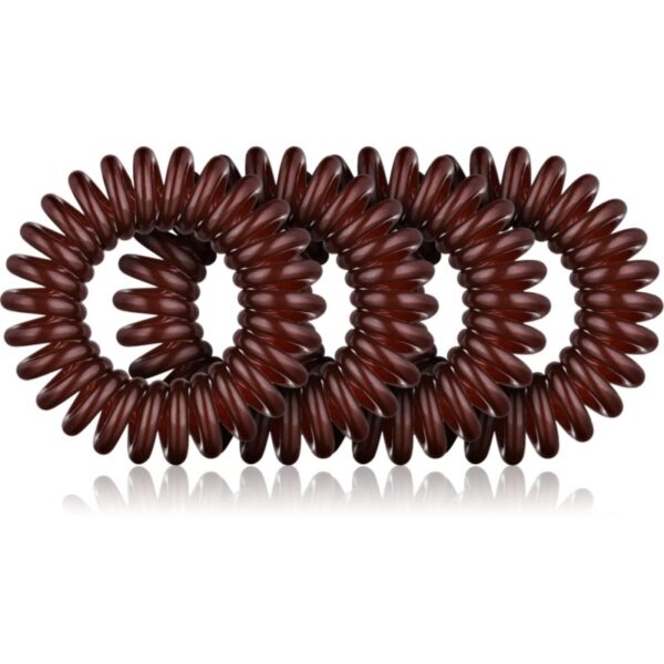 BrushArt Hair Rings Elastice pentru par Brown 4 buc-ro