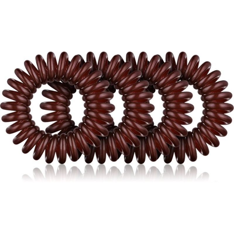 BrushArt Hair Rings Elastice pentru par Brown 4 buc-ro
