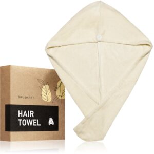 BrushArt Home Salon Hair towel prosop pentru păr Cream-ro