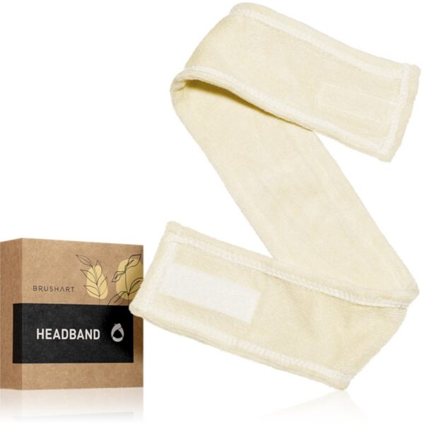 BrushArt Home Salon Headband bentiță cosmetică Cream-ro