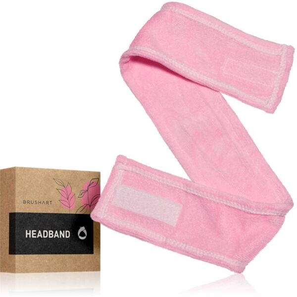 BrushArt Home Salon Headband bentiță cosmetică Pink-ro