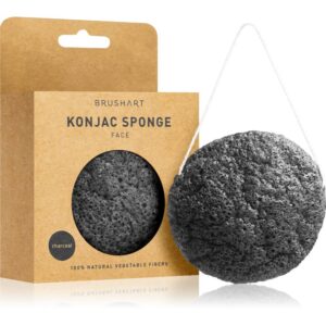 BrushArt Home Salon Konjac sponge burete exfoliant blând faciale Charcoal 5 g-Țena
