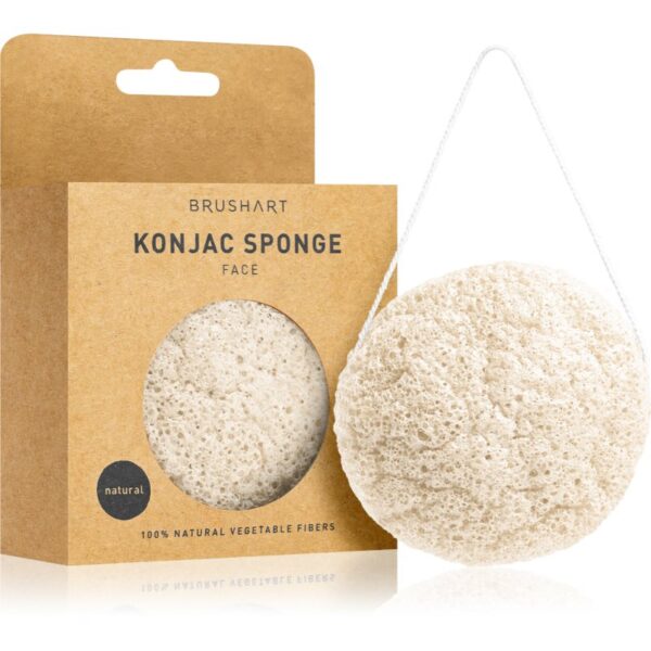 BrushArt Home Salon Konjac sponge burete exfoliant blând faciale Natural 5 g-ro