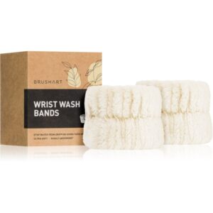 BrushArt Home Salon Wrist wash bands brățară absorbantă pentru spălarea feței Cream 2 buc-ro