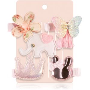 BrushArt KIDS Elephant hair clip set agrafe de par Elephant 5 buc-Țena