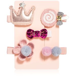 BrushArt KIDS Little princess hair clip set agrafe de par Pink-Țena