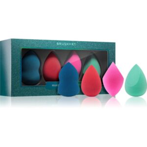 BrushArt Make-up Sponge Set Blue Galaxy burete pentru machiaj BLUE GALAXY-ro