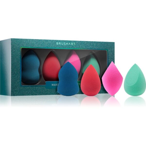 BrushArt Make-up Sponge Set Blue Galaxy burete pentru machiaj BLUE GALAXY-ro