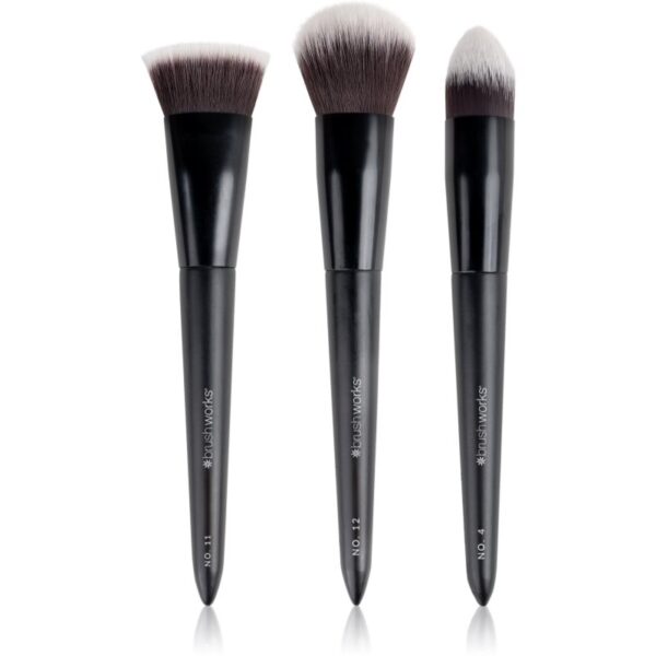 Brushworks Cream Contour and Blush Set set perii machiaj-ro