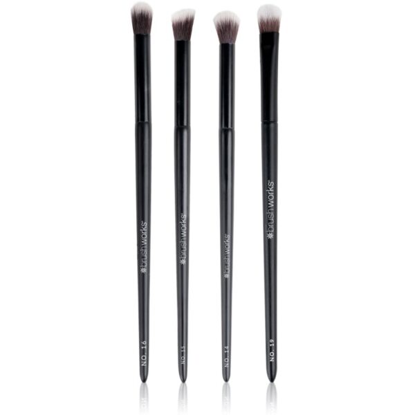 Brushworks Eye Blending Set set de pensule pentru machiajul ochilor-ro