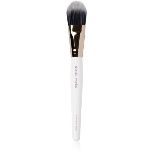 Brushworks Foundation Brush pensula plata pentru machiaj 1 buc-ro