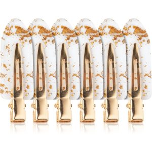 Brushworks Gold Flake No Crease Clips agrafe de par 6 buc-ro