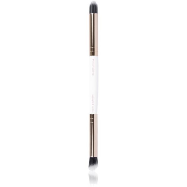 Brushworks Highlight And Contour Brush perie cu două fețe 1 buc-ro