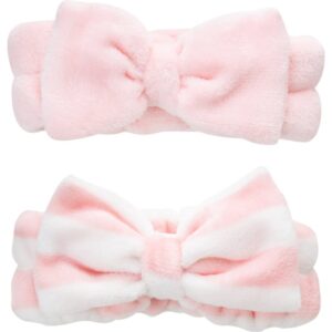 Brushworks Makeup Headbands bentiță cosmetică cu fundă-ro