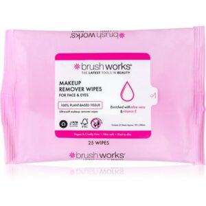 Brushworks Makeup Remover Wipes șervețele demachiante pentru make-up 25 buc-ro