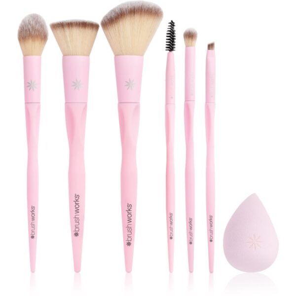 Brushworks Must-Have Brush Set Complexion set perii machiaj-Țena
