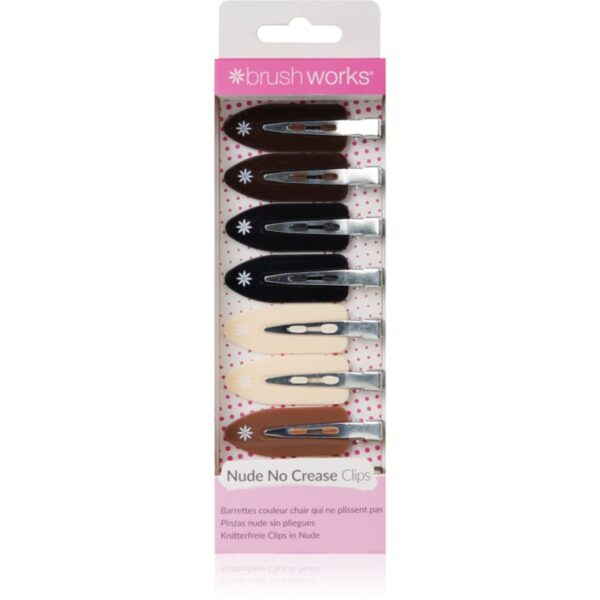 Brushworks No Crease Clips agrafe de par Nude-ro