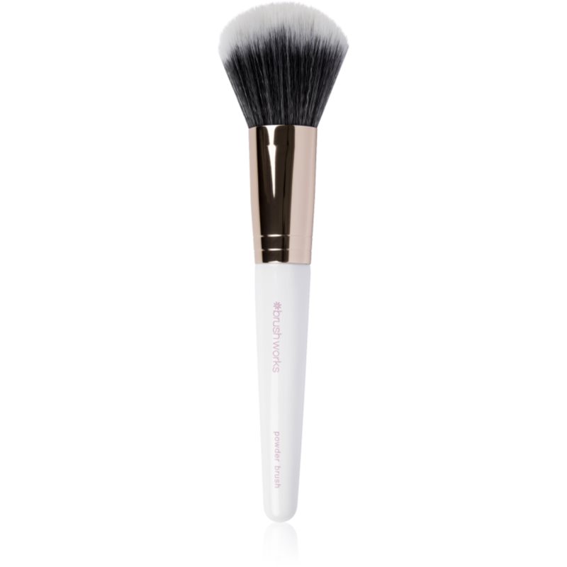 Brushworks Powder Brush pensula pentru aplicarea pudrei 1 buc-Țena