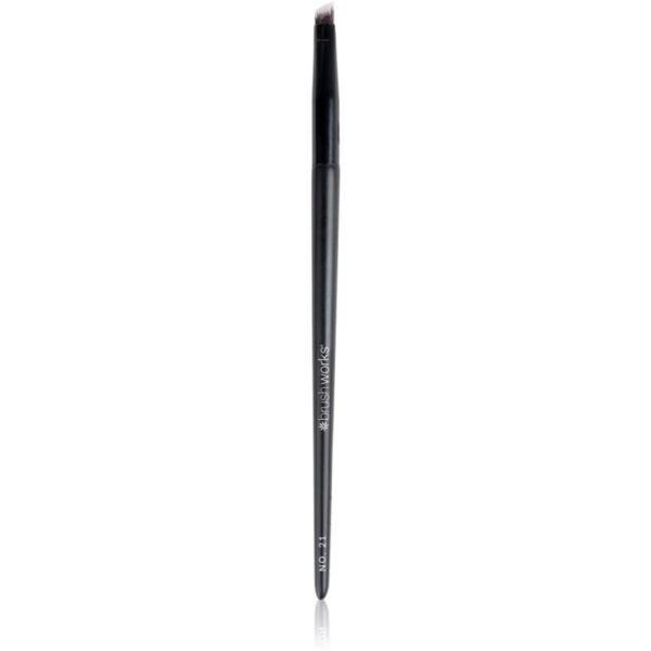 Brushworks Precise Brow perie curbata pentru sprancene tip NO. 21 1 buc-ro