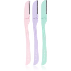 Brushworks Precision Eyebrow Razor Pastel brici pentru sprâncene-Țena