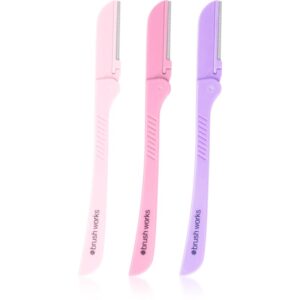Brushworks Precision Eyebrow Razors Mixed brici pentru sprâncene-Țena