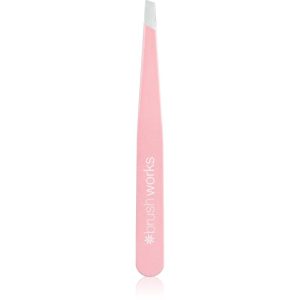 Brushworks Precision Slanted Tweezers pensete cu varfurile tesite 1 buc-ro