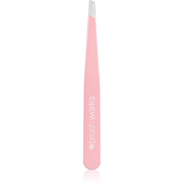 Brushworks Precision Slanted Tweezers pensete cu varfurile tesite 1 buc-ro