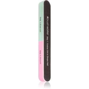 Brushworks Shape & Shine pilă pentru lustruirea unghiilor cu șase fețe 1 buc-ro