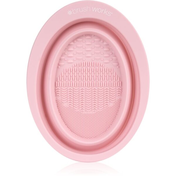Brushworks Silicone Makeup Brush Cleaning Bowl Dispozitiv de silicon pentru perii de curățare 1 buc-Țena