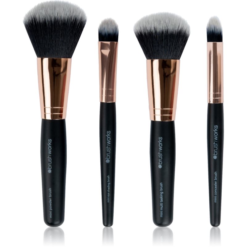 Brushworks Travel Brush Set set de mini-pensule-Țena