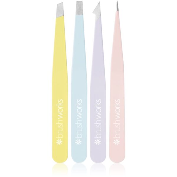 Brushworks Tweezer Set Mixed set pensete-ro