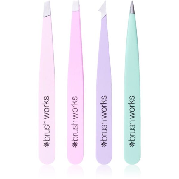 Brushworks Tweezer Set Pastel set pensete-ro