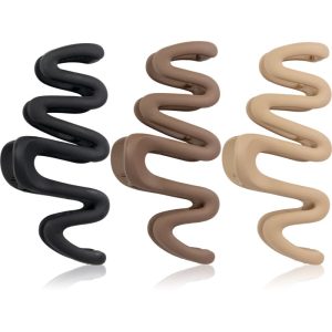Brushworks Wave Claw Clips clama de par 3 buc-ro