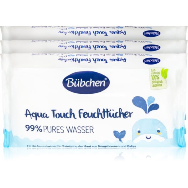 Bübchen Aqua Touch șervețele umede pentru copii 3x48 buc-Țena
