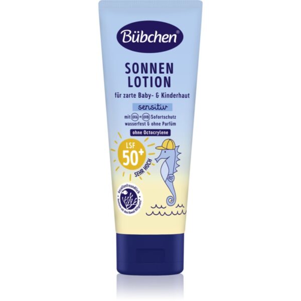 Bübchen Sensitive Sun Lotion SPF 50+ loțiune de protecție solară pentru copii SPF 50+ 100 ml-ro