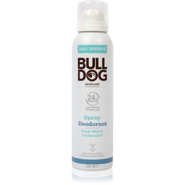 Bulldog Fresh Mint&Cedarwood Spray Deodorant Deodorant Spray fara continut de aluminiu 125 ml-ro