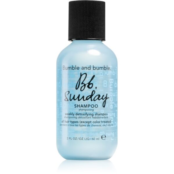 Bumble and bumble Bb. Sunday Shampoo șampon detoxifiant pentru curățare 60 ml-ro