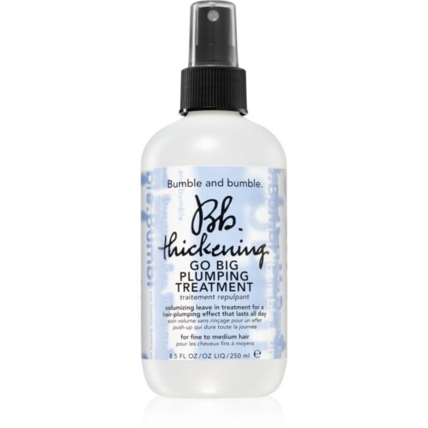 Bumble and bumble Thickening Go Big Plumping Treatment spray volumizant pentru uscarea prin suflare și coafatul final al părului 250 ml-Țena