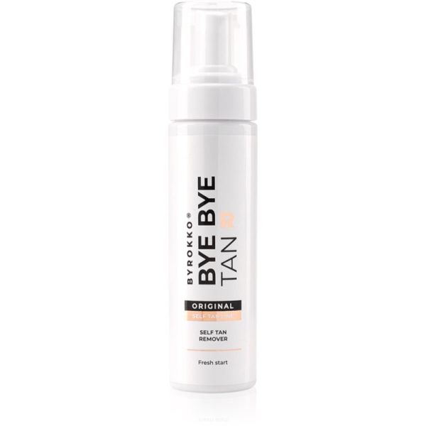 ByRokko Bye Bye Tan produs pentru îndepărtarea bronzului corp si fata 200 ml-ro