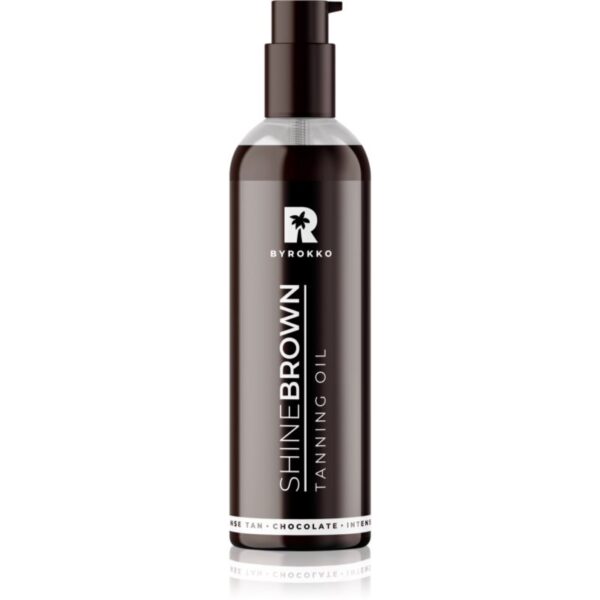 ByRokko Shine Brown Tanning Oil agent pentru accelerarea și prelungirea bronzării 145 ml-ro