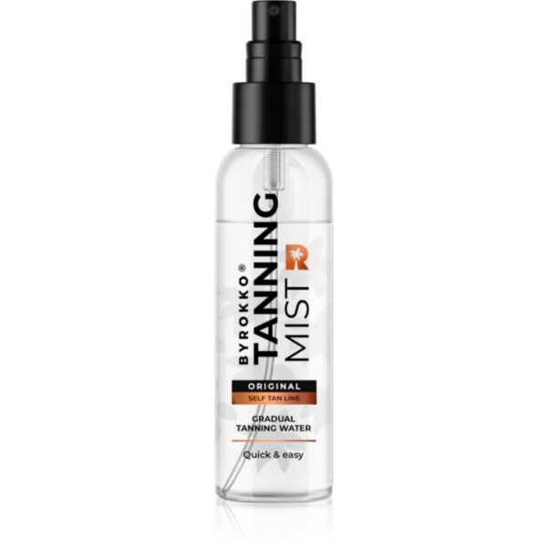 ByRokko Shine Brown Tanning apa de auto-bronzare pentru bronzare treptata 100 ml-Țena
