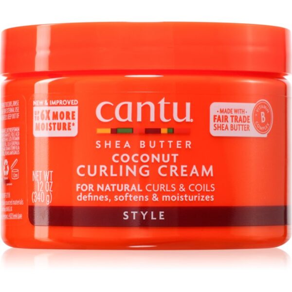 CANTU Shea Butter Curling Cream crema de par pentru fixare și formă 355 ml-ro